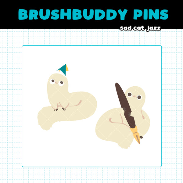 Witch Hat Atelier Brushbuddy Wooden Pin